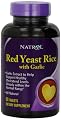Natrol Red Yeast Rice with Garlic Nutritional Supplements, 60 Count