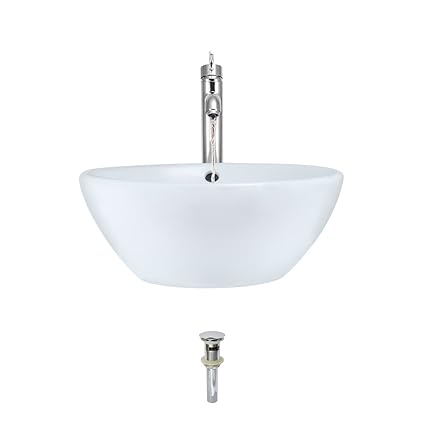 Bundle 3 Items Sink Faucet And Pop Up Drain Mr Direct V2200 W