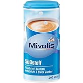 Mivolis Sweetener Tablets, Gluten and Colour-Free, Vegan 1.200 St., 72 g /2,54 Oz.(Pack of 1)