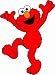 Sesame Street Elmo Cartoon Car Bumber Sticker Decal 4"x 5"