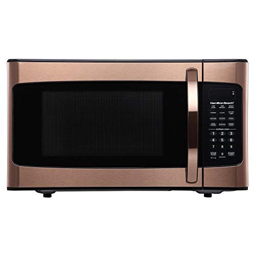Hamilton Beach 1.1 Cubic Foot Copper Finish Microwave 839724016659