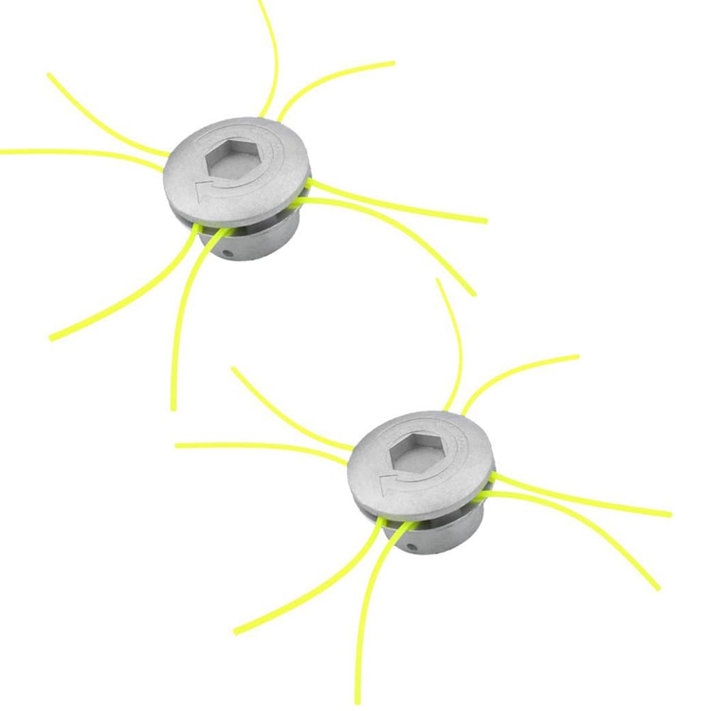 Thread Head Brush Cutter, Aluminium Line Head Grass Trimmer Head, Universal Grass Trimmer Head for Brush Cutter, Garden, Lawn, Patio