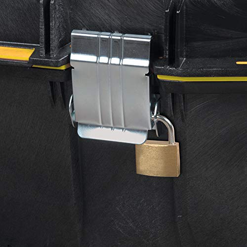 Stanley FatMax Werkzeugbox (58,4 x 30,5 x 26,7 cm, spritzwassergeschützer Koffer, robuste nicht-rostende Metallschließen… – Bild 6