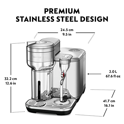 Breville Nespresso Vertuo Creatista Single Serve Coffee Maker, Espresso