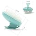 Shampoo Scalp Massage Brush - Scalp Massager - Silicone Comb Rubber Bristles Anti-Slip Scalp Shower Hair Brush Helps Control Dandruff and Increase Scalp Circulation (Green)