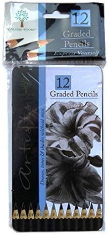Sil Graded Artists Sketching Pencils 12/Pack