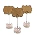 Kate Aspen Little Princess Crown Place Card Holders, Pink