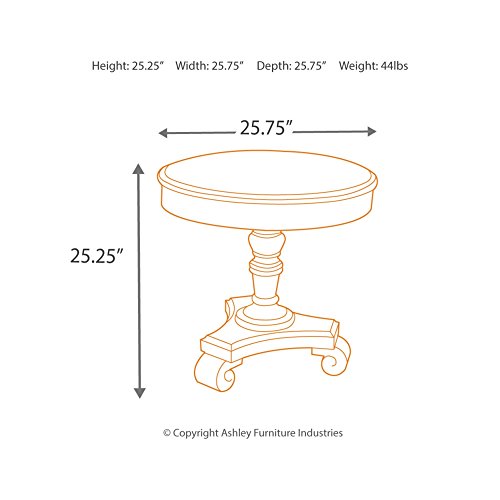Ashley Furniture Signature Design Brookfield Old World Rustic End