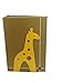 Cute Cartoon Giraffe Shape Nonskid Metal Bookends for Kids Gift Decoration(Yellow)