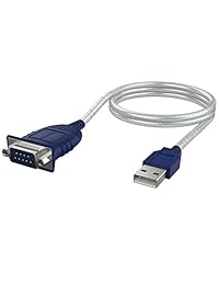 Sabrent - Cable convertidor USB 2.0 a serie (9 pines) Db-9 RS-232, chipset prolífico, hexagonales, [Windows 10 8.1 8 7 Vista XP, Mac OS X 10.6 y superior] 2,5 pies (CB-DB9P)