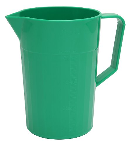 Harfield 750ml Green Graduated Jug Virtually Unbreakable Polycarbonate Plastic Drink Pitcher