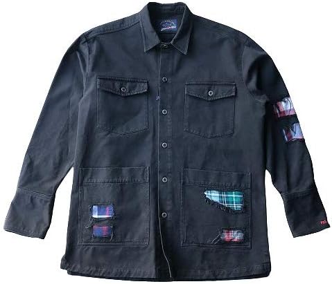 Amazon Greg Lauren Paul Sharkグレッグローレン コットンジャケット 正規取扱店舗販売品 サイズ M 着丈76 身幅50 肩幅55 袖丈65 Tシャツ カットソー 通販