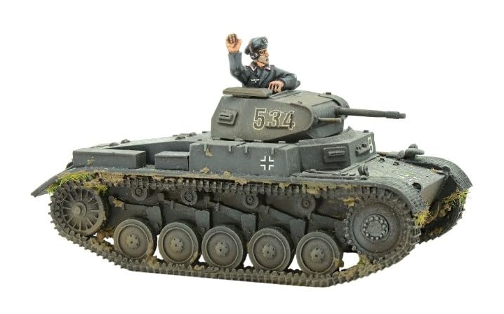 German Panzer II Ausf A/B/C Light Tank 1:56 / 28mm Resin & Metal Scale Model Tank For Bolt Action by Warlord Games - Highly Detailed World War 2 Miniatures for Table-top Wargaming