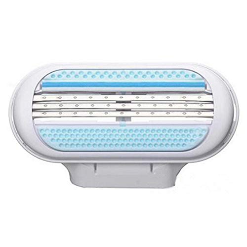 Kaimu Women Sensitive 3 Blade Body Hair Shaving Razor Refills Safety Beauty Care Tool Fabric & Textile Paints (Handle Not Included)