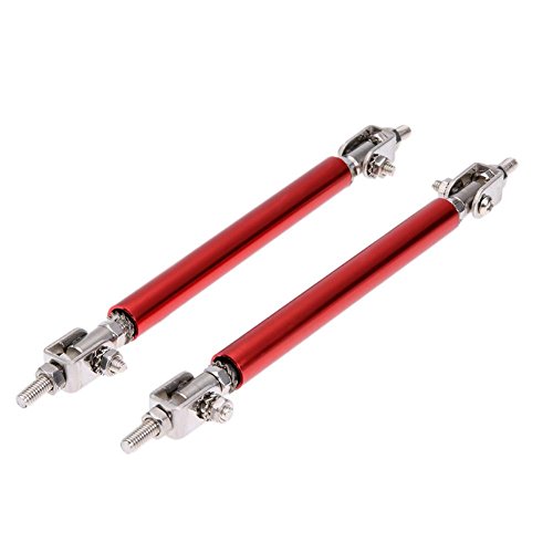 image for Whitelotous 2pcs Universal 100mm Adjustable Car Auto Front Bumper Lip 