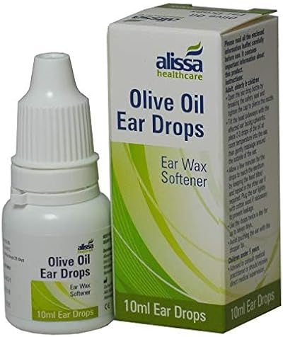Alissa Olive Oil Ear Drops 10ml Pack of 3 - Wax Softening