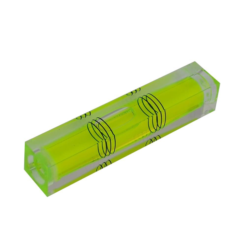 Triple line Extended Horizontal Test Level Bubble, Rectangular Horizontal Bubble (80X15X15MM) (Without Magnet)