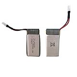 2pcs 3.7V 350mAh Rechargeable Li-Po Battery for WOBOX W11 RC Quadcopter Battery