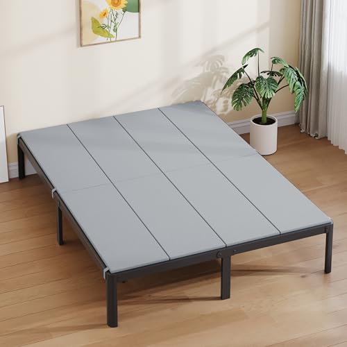 Yicensen Queen Bunkie Board, Heavy Duty Bunkie Board Queen, Bed Support, Moisture-Resistant, Anti-Slip, Breathable, Grey
