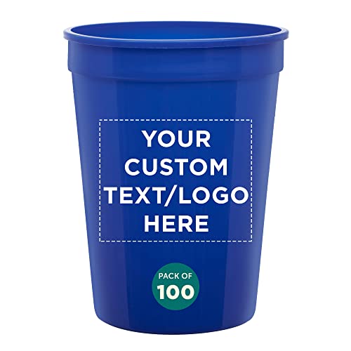 Custom Disposable Plastic Cups 12 oz. Set of