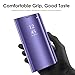 ATRAING Galaxy S9 Plus Case, A Trading Luxurious Mirror Smart Electroplate Translucent Stand Flip Cover for Samsung Galaxy S9 Plus (Purple)
