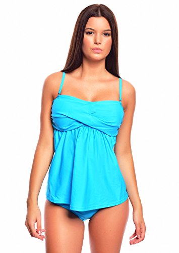 Women`s Figure Optimizer Push Up Tankini with Panties two pieces 1133-f4589