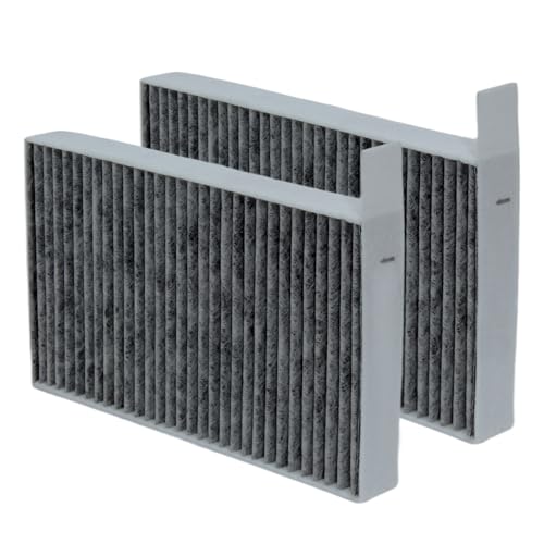Juego de 2 Filtros de Habitáculo compatibles con Tesla Model Y y Model 3 – Filtros de Aire de Cabina con Carbón Activo, Repuesto Eficaz para Coche
