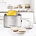 Toaster 2 Slice, Compact Bread Toasters Stainless Steel Housing best rated prime, 2 Extra Wide Slots