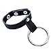 iiniim Men's Leather Ball Lifter C-Strap Thongs Mention Bracelet Ring Underwear