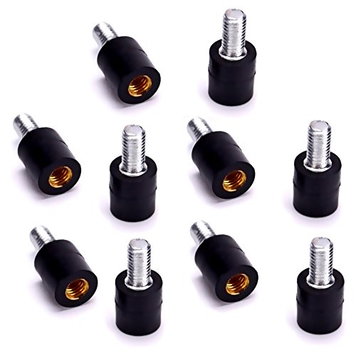 Glarks 24pcs Anti-Vibration Standoffs & Rubber Damper Balls Set - M2 M3 Flight Controller Screws, Mount Shock Absorption Balls With O-Rings