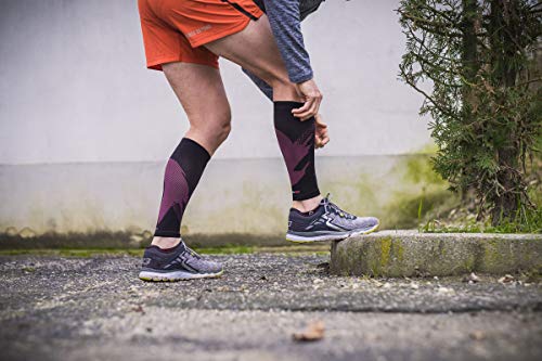 Rockay Blaze Calf & Shin Graduated Compression Leg Sleeves for Men and Women 16-23 mmHg - (1 Pair)