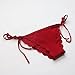 OMKAGI Women Swimwear Bikini Sets Padded Lacework 2 Pieces Swimsuits (L, Red)