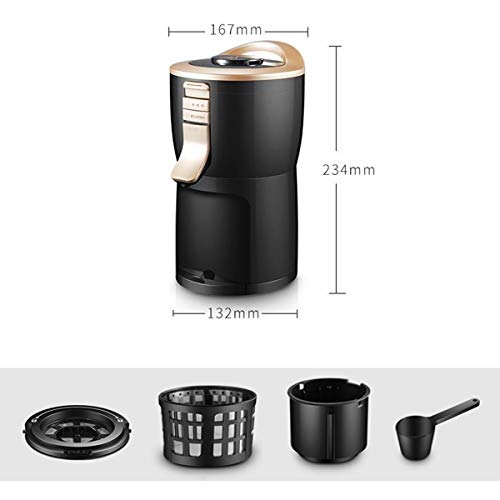 LTLWSH Bean to Cup Kaffeemaschine, Filter-Kaffeemaschine 200ML Kaffeemaschine mit Kaffeemühle und Permanent… – Bild 8