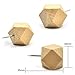 eZAKKA Wood Push Pins Wooden Thumb Tacks Decorative for Cork Board Map Photos Calendar with Box, 30 Pieces, Geometric