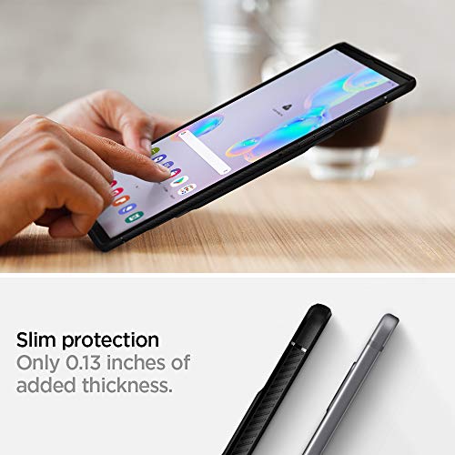 Spigen Rugged Armor Compatible con Galaxy Tab S6 (2019) Funda - Negro Mate - Imagen 6