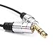 HENGSHENG Metal 6. 35mm 1/4 Inch Stereo Plug male to 3. 5mm Stereo Jack female cable - Gold Plated