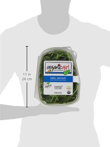 Organicgirl Baby Spinach, Clamshell, 5 Ounce