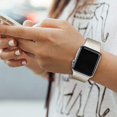 5 Compatible+Apple+Silicone+Replacement+iWatch