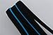 Uhnice Women's One Piece Swimsuits Racing Training Sports Athletic Swimwear (Large(US8-10), Black/Blue)