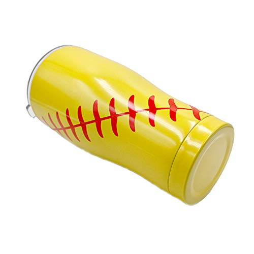 DeanFire-30oz-Softball-Tumbler-Cups-with-Lid-and-Straw-Sports-Coach-Travel-Coffee-Mug-Stainless-SteelVacuum-Insulated-Gift-for-Mom-Dad-Friend-softball