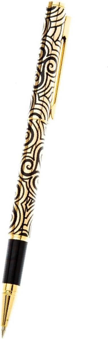 Sea Gems Ladies Womens Mens Celtic Bird Roller Ball Writing Pen Gold