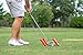 HoleN1 Golf Perfect Path - Includes Pinch Plate and Four Path Poles - Speed Trap Golf Swing Training Aid - Trap the Ball and Improve Swing Path - Train Your Eyeline on Where Your Swing Path Should Be