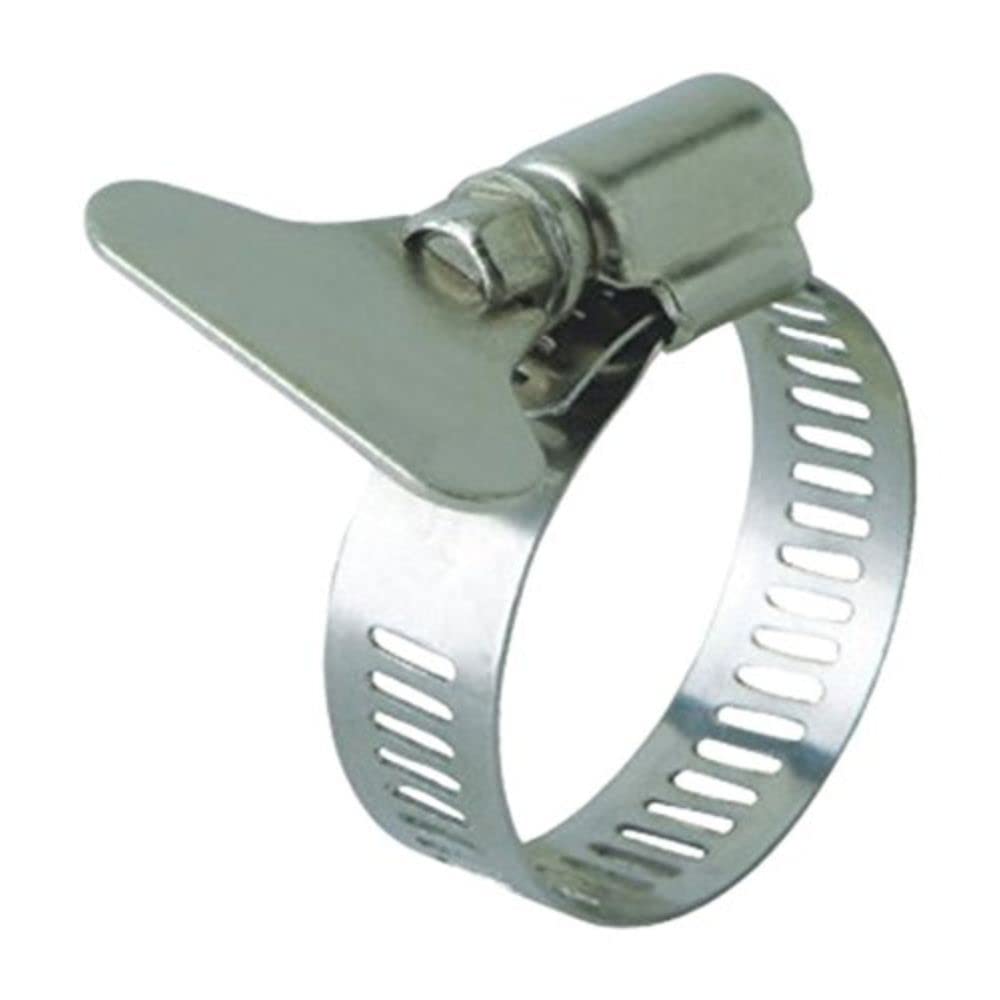 Merriway BH04757 Thumbscrew Hose Clip 13-20 mm, Silver
