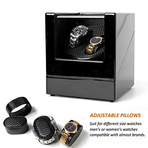 Jolitac Automatic Double Watch Winders Box for Men with Quiet Motors