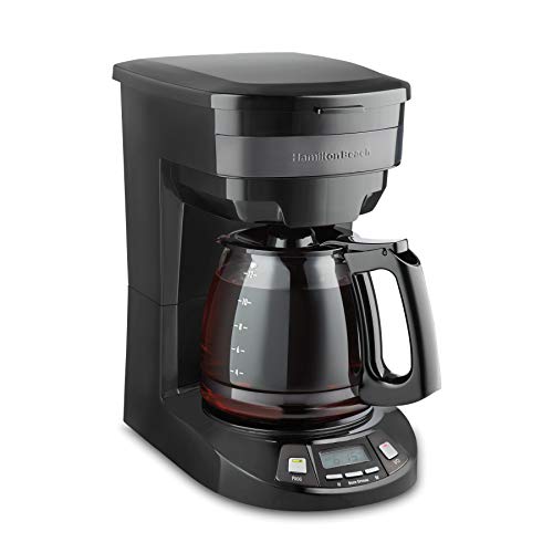 Hamilton Beach 12 Cup Programmable Drip Coffee Maker | Regular & Bold...