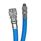 Scuba Choice 27-Inch Colored LP Low Pressure Braided Hose for Standard BCD, Blue