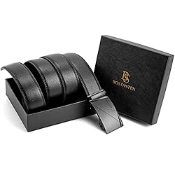 BOSTANTEN Mens Belt Leather Ratchet Dress Belt with