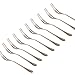Elife Stainless Steel Cocktail Forks, Tasting Appetizer Forks, Cake Forks, Fruit Forks, 10-Piece (Pack of 10)