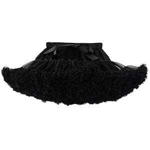 Odziezet Tutu-rok voor meisjes, effen, voor ballet, kant, danskleding, onderrok, gelaagde ruffel, keuze uit 18 kleuren…