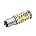 GRV Ba15d 1076 1142 High Bright Car LED Bulb 102-2835SMD DC12V Warm White Pack of 2